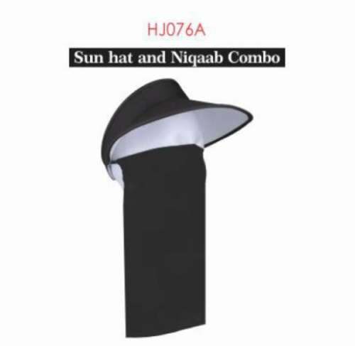 Sun hat and niqaab  - (HJ076A)