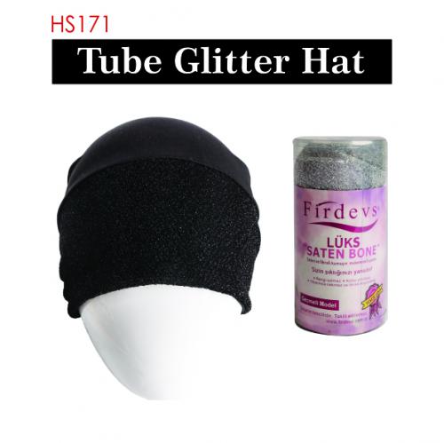 Tube glitter hat - (HS171) 