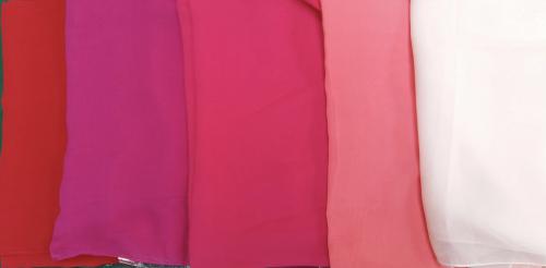 Solid colour chiffon dujlail sheilas- [HS148]