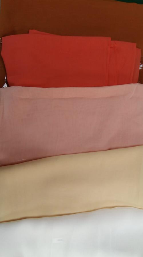 Solid colour chiffon dujlail sheilas- [HS148]