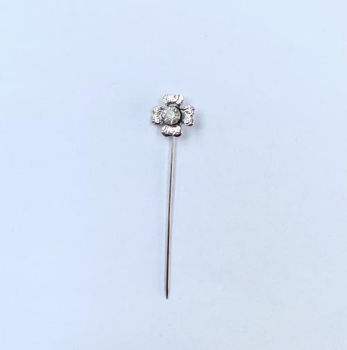 Diamante flower pins  - (HJ065)