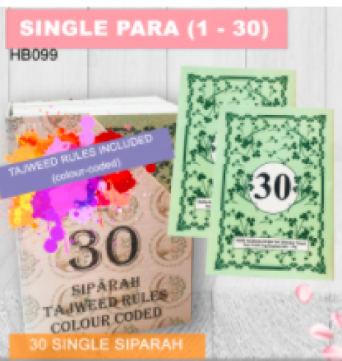 Boxed set of 30 single parahs - (HB099) 