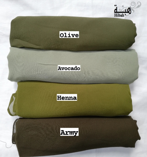 EVERDAY BUDGET CHIFFON SCARVES  - (HS284) 