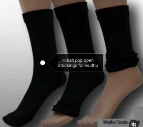 WUDHU POP UP SOCKS [HL110W]