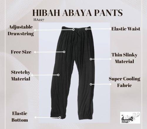 Hibah Abaya Pants (for under abaya)-HA227