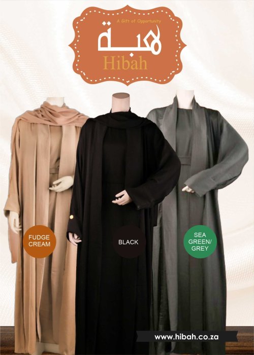 Delux Alwaan Abaya ( 2 piece ) -HA235