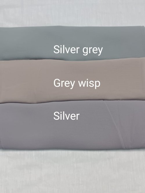 EVERYDAY BUDGET CHIFFON SCARF - ( HS284) - LIGHT GREY SHADES