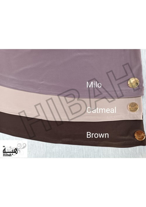 Colourful Salah Burqa - Natural Shades (Brown) - ( HS063) 