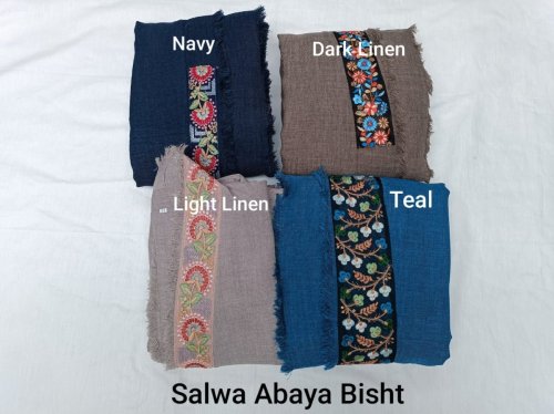 SALWA ABAYA BISHT ( OPEN FRONT) - (HA245)