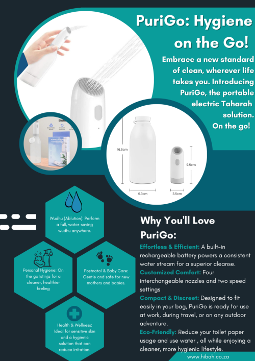 PuriGo Electronic Travel  Taharah Solution - HL267 