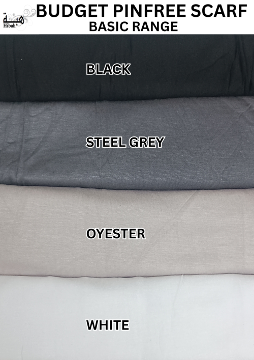 Budget Pin Free Scarf  - HS001B 