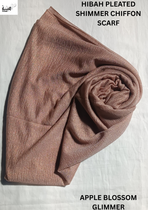 Pleated Shimmer Chiffon - HS012A 