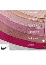 Colorful Salah Burqas - Assorted (HS063) - ROSE SHADES (PINK)