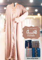 SALWA ABAYA BISHT ( OPEN FRONT) - (HA245)