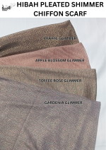 Pleated Shimmer Chiffon - HS012A 