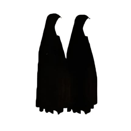 X Large Burqa Black Micron