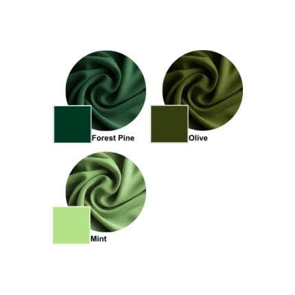 Premium Luxury Chiffon Scarf - Forest Shades