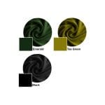 Premium Luxury Chiffon Scarf - Green Shades