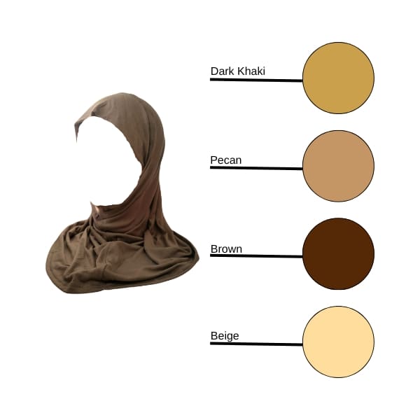 LADIES PINFREE BURQI - HD030L Pin Free Ladies Burqa - Image 1